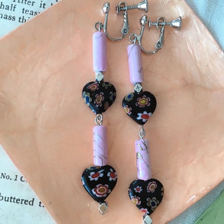 ハートpink pierce.earring