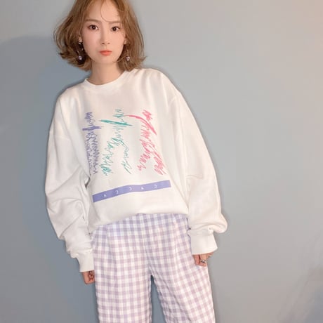 springhumanスウェットWhite"CACCA original"