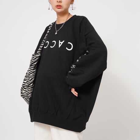 CACCAロゴbigスウェットブラック"original"
