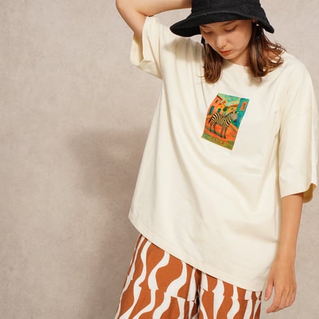 zebra art T-shirt"CACCA original"