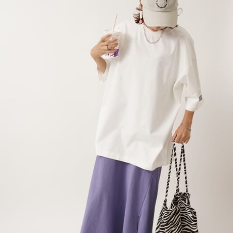 【日本製】simpleタグBIGTシャツWhite"CACCA original"
