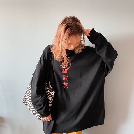 愛羅武友オーバーサイズロンT"CACCA original"