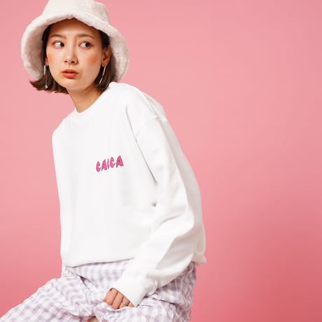 zebra flag sweat White"CACCA original"