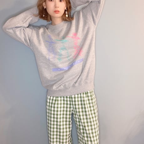 human スウェットgray "CACCA original"