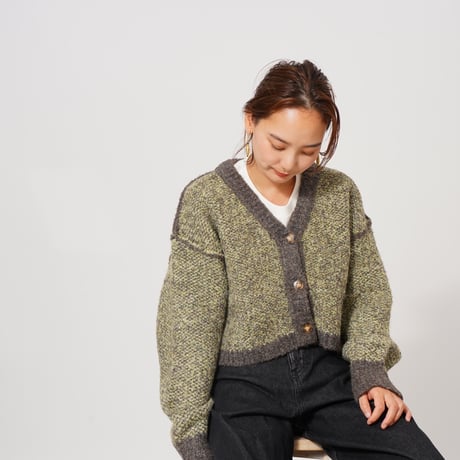 リバーシブルニットカーディガン"CACCAselect"