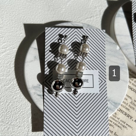 silver White  pierce