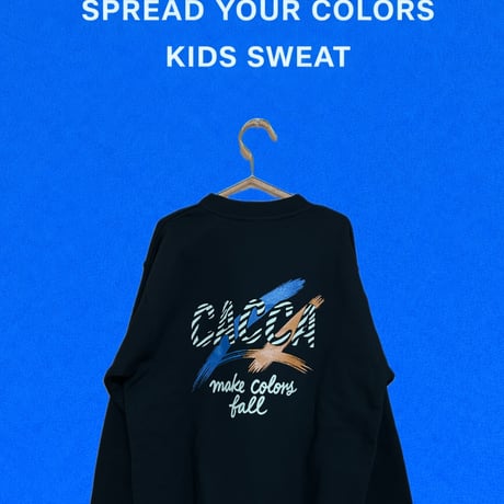 SPREAD YOUR COLORS KIDS SWEAT"CACCA mini"