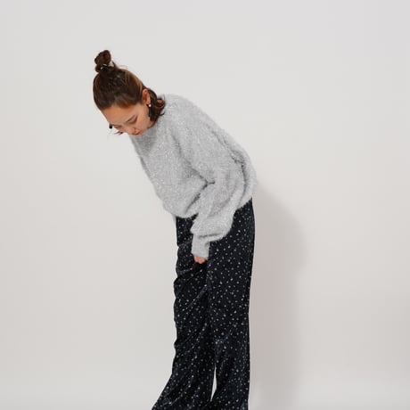花柄ベロアpants"CACCA select"
