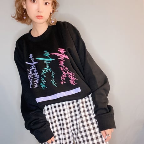 human スウェットBLACK"CACCA original"