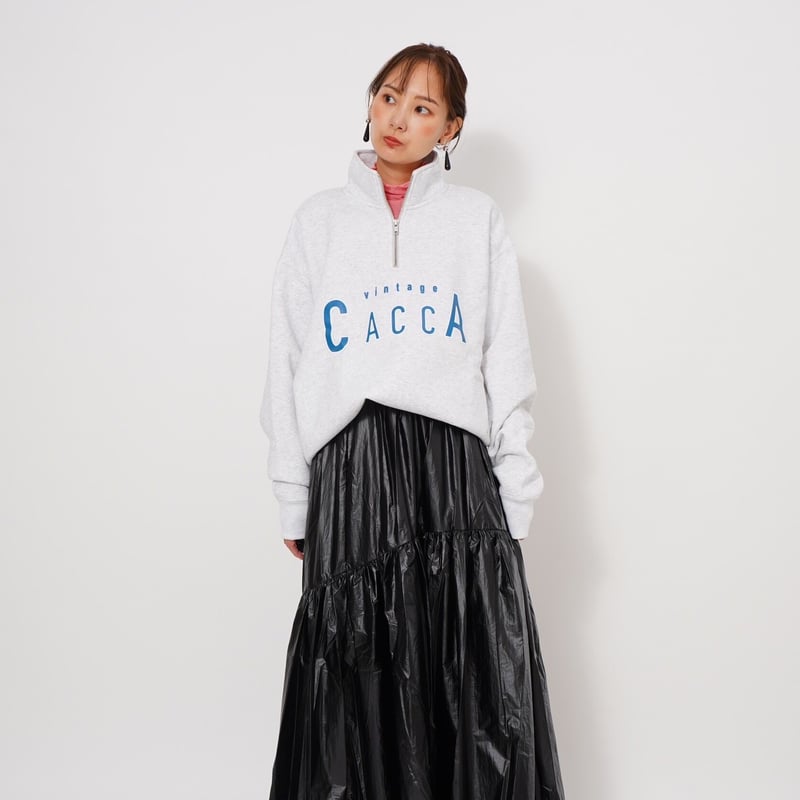 メタリック ギャザースカート | CACCA STORE