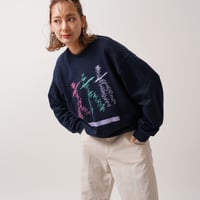 human スウェットNAVY"CACCA original"