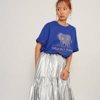 TIRED BUT HAPPY TEE　BLUE