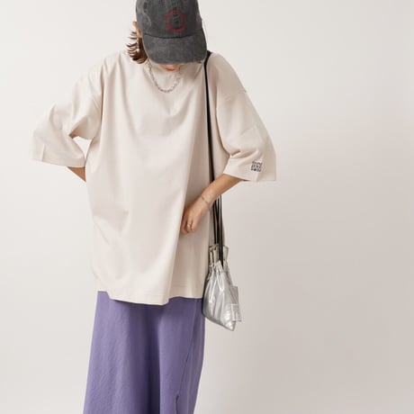 【日本製】simpleタグBIGTシャツbeige"CACCA original"