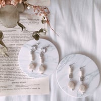 Whiteシルバーpierce.earring