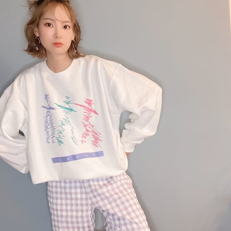 springhumanスウェットWhite"CACCA original"