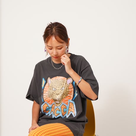 Tiger T- shirt BLACK"CACCA original"