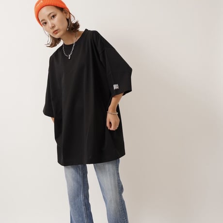【日本製】simpleタグBIGTシャツBLACK"CACCA original"