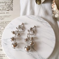 シルバーボールpierce.earring