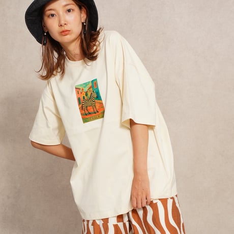 zebra art T-shirt"CACCA original"