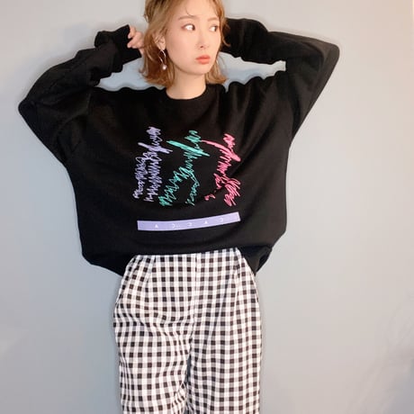 human スウェットBLACK"CACCA original"