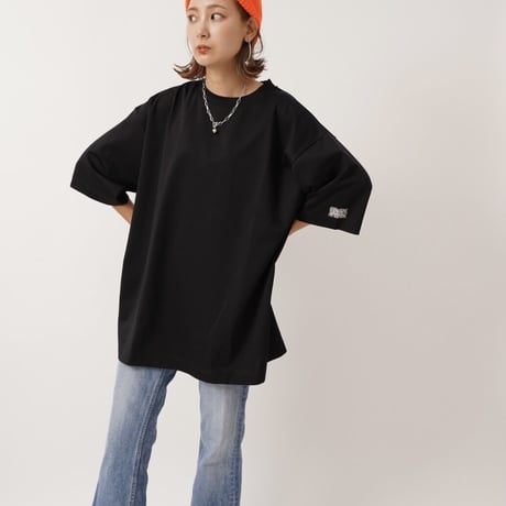 【日本製】simpleタグBIGTシャツBLACK"CACCA original"