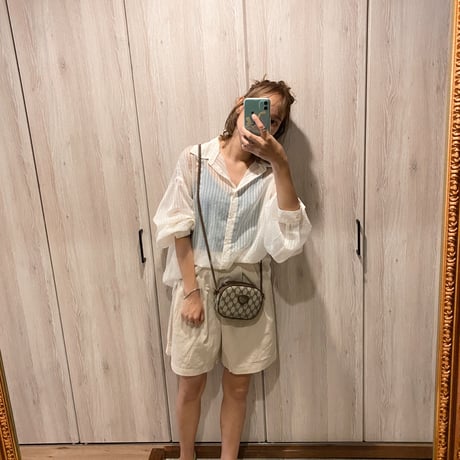 リネンタッチハーフパンツ"CACCA select"