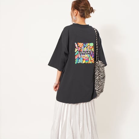 colorfulロゴBIGTシャツ"CACCA original"