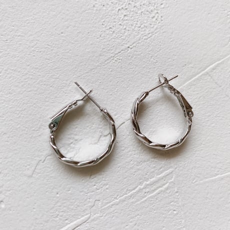 simple hoop pierce