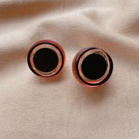 BLACK RED  antiqueearring