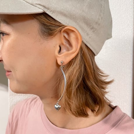 ハートsimple earring pierce