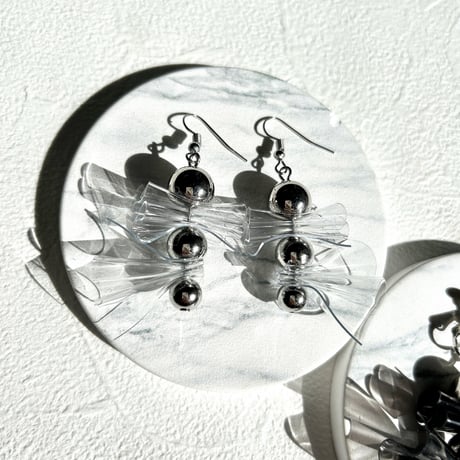 skeleton pierce earring