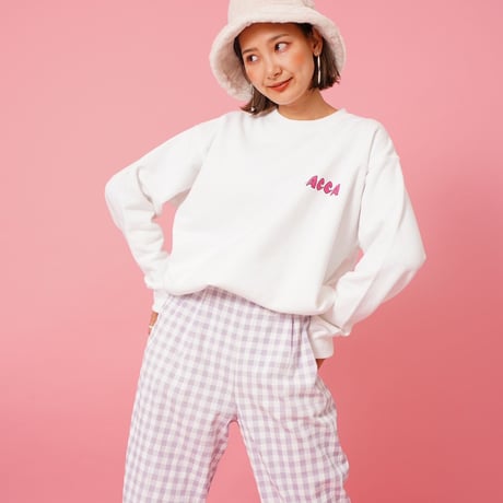 zebra flag sweat White"CACCA original"