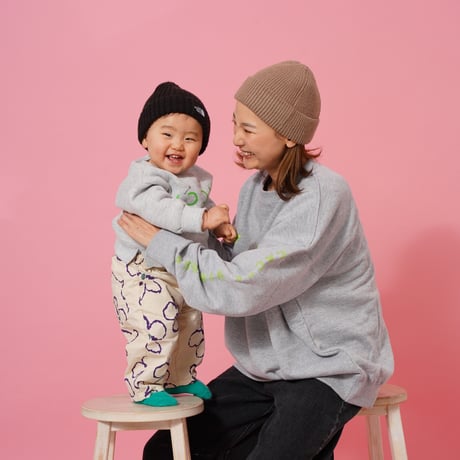 kidsCACCAロゴスウェット"CACCA mini"