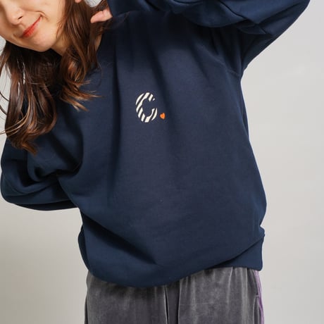 SPREAD YOUR COLORS SWEAT naby"CACCA original"