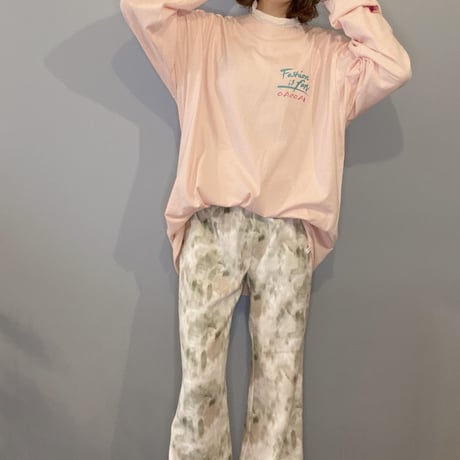 fashion is fan ロンTオフピンク"CACCA original"