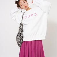 CACCAロゴbigスウェットホワイト"original"
