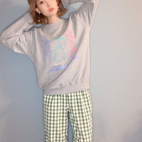 human スウェットgray "CACCA original"