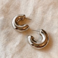 simple BIG pierce gold or silver