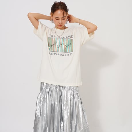 ブレンドロゴTシャツWhite "CACCA original"