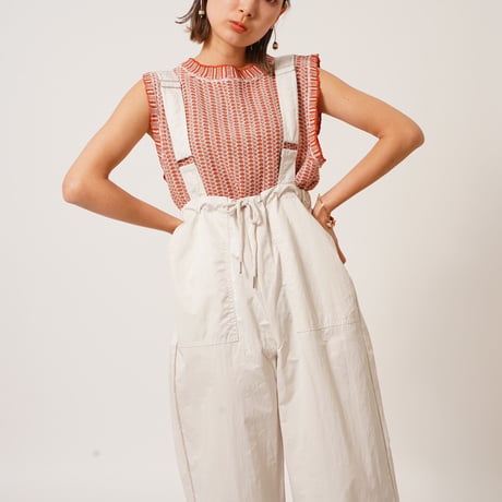 麻ショート丈ニット"CACCA select"