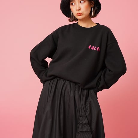 zebra flag sweat black "CACCA original"