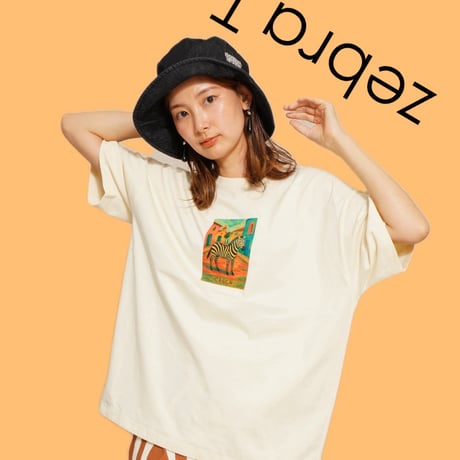 zebra art T-shirt"CACCA original"