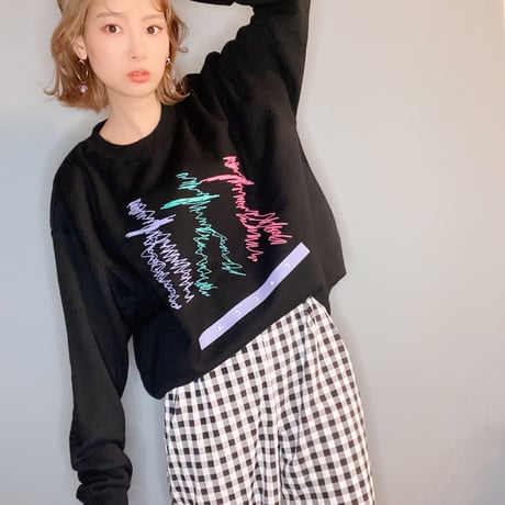human スウェットBLACK"CACCA original"