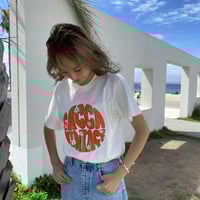 organic cotton ロゴTシャツWhite"CACCA original"