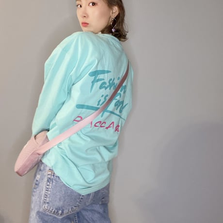 fashion is fun ロンTエメラルド"CACCA original"