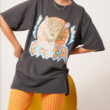 Tiger T- shirt BLACK"CACCA original"