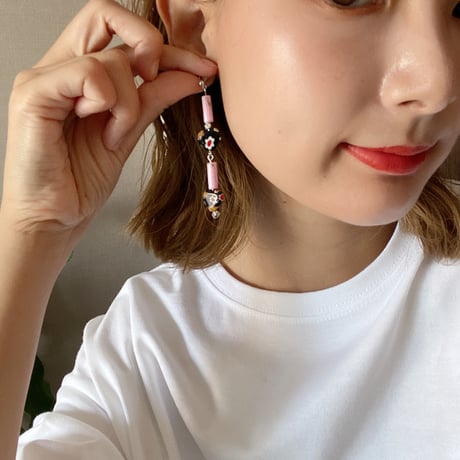ハートpink pierce.earring