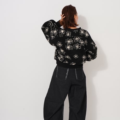 デニムペイントカーブパンツ"CACCA select"