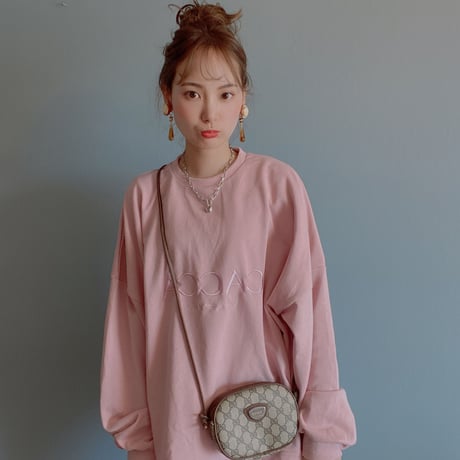 刺繍オーバーサイズスウェット"CACCA original"
