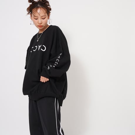 CACCAロゴbigスウェットブラック"original"